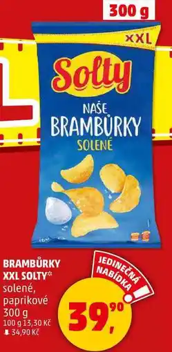 Penny Market BRAMBŮRKY XXL SOLTY solené, paprikové, 300 g nabídka