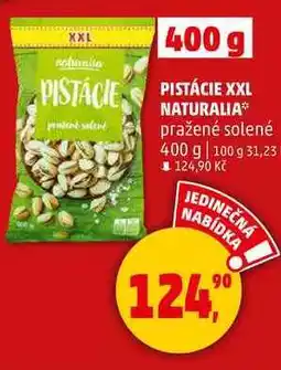 Penny Market PISTÁCIE XXL NATURALIA pražené solené, 400 g nabídka