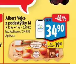 Albert Albert Vejce z podestýlky M 10 ks nabídka