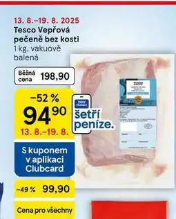 Tesco Tesco Vepřová pečeně bez kosti, 1 kg nabídka