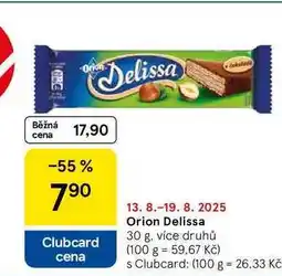 Tesco Orion Delissa, 30 g nabídka