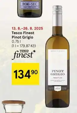 Tesco Tesco Finest Pinot Grigio, 0,75 l nabídka