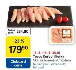 Tesco Tesco Kuřecí filetky, 1 kg nabídka