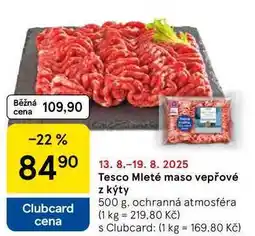 Tesco Tesco Mleté maso vepřové z kýty, 500 g nabídka