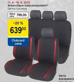 Tesco Antarctique Sada autopotahů, černo-červená nabídka