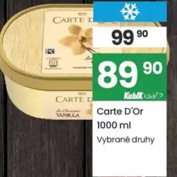 Kubík potraviny Carte D'Or nabídka