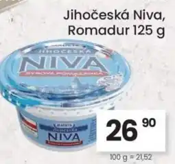 Kubík potraviny MADETA Jihočeská Niva, Romadur nabídka