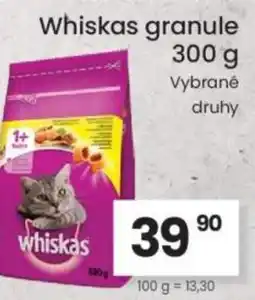 Kubík potraviny Whiskas granule nabídka