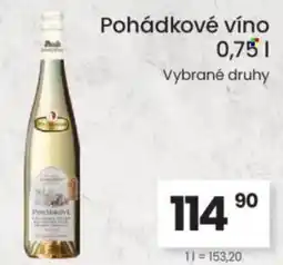 Kubík potraviny Pohádkové víno nabídka
