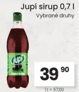 Kubík potraviny Jupí sirup nabídka