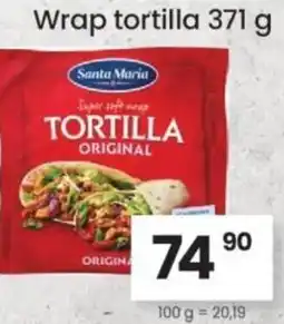 Kubík potraviny Santa Maria Wrap tortilla nabídka