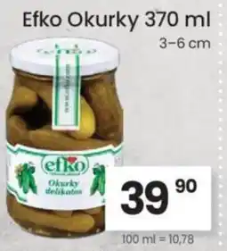 Kubík potraviny Efko Okurky nabídka