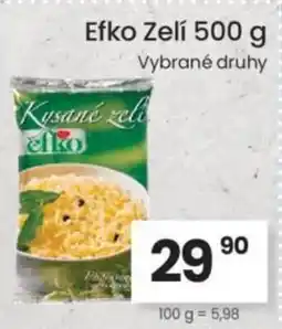 Kubík potraviny Efko Zelí nabídka
