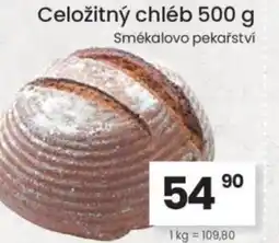 Kubík potraviny Celožitný chléb nabídka