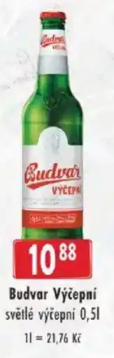 Astur&Qanto Budvar Výčepní světlé výčepní nabídka