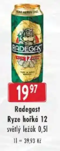 Astur&Qanto Radegast Ryze hořká 12 světlý ležák nabídka