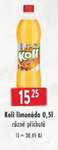 Astur&Qanto Koli limonáda nabídka