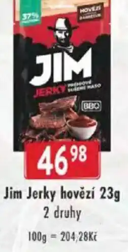 Astur&Qanto Jim Jerky hovězí nabídka