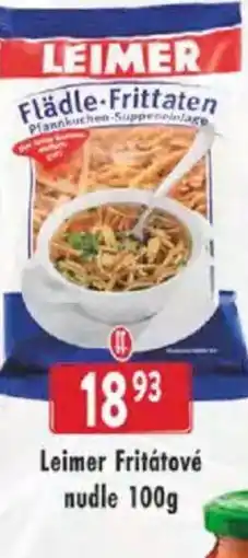 Astur&Qanto Leimer Fritátové nudle nabídka