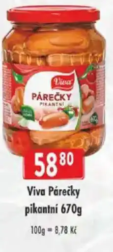 Astur&Qanto Viva Párečky pikantní nabídka