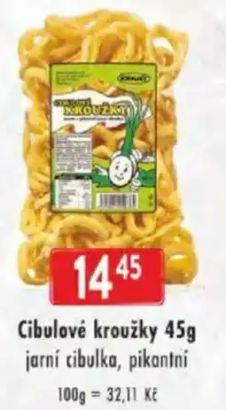 Astur&Qanto Cibulové kroužky jarní cibulka, pikantní nabídka