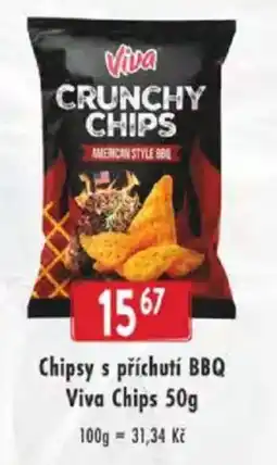 Astur&Qanto Chipsy s příchutí BBQ Viva Chips nabídka