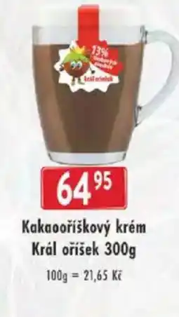 Astur&Qanto Kakaooříškový krém Král oříšek nabídka