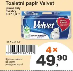 COOP DISKONT Toaletní papír Velvet nabídka