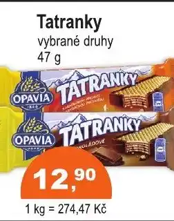 COOP DISKONT OPAVIA Tatranky nabídka