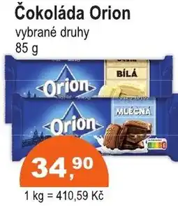 COOP DISKONT Čokoláda Orion nabídka