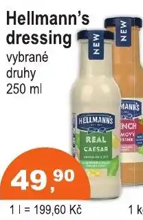 COOP DISKONT Hellmann's dressing nabídka