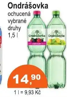 COOP DISKONT Ondrášovka ochucená nabídka