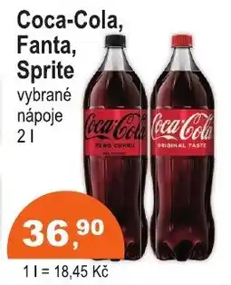 COOP DISKONT Coca-Cola, Fanta, Sprite nabídka