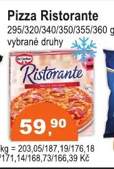 COOP DISKONT Dr.Oetker Pizza Ristorante nabídka