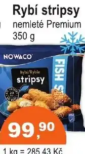 NOWACO Rybí stripsy nemleté Premium