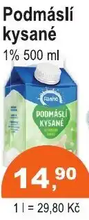 COOP DISKONT Podmáslí kysané 1% nabídka