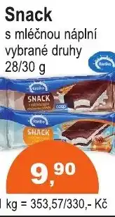 COOP DISKONT Ranko Snack s mléčnou náplní nabídka