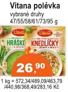 COOP DISKONT Vitana polévka nabídka