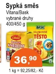COOP DISKONT Sypká směs Vitana/Bask nabídka