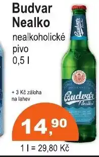COOP DISKONT Budvar Nealko nealkoholické pivo nabídka
