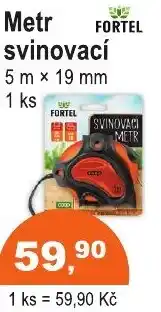 COOP DISKONT FORTEL Metr svinovací nabídka