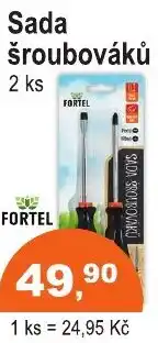 COOP DISKONT FORTEL Sada šroubováků nabídka