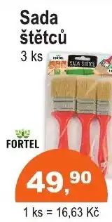 COOP DISKONT FORTEL Sada štětců nabídka