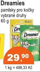 COOP DISKONT Dreamies pamlsky pro kočky nabídka