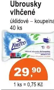 COOP DISKONT Ubrousky vlhčené úklidové - koupelna nabídka