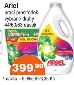 COOP DISKONT Ariel prací prostředek nabídka