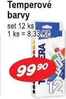 COOP DISKONT Temperové barvy set nabídka