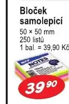 COOP DISKONT Bloček samolepicí nabídka