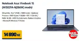 Datart Notebook Asus Vivobook 15 (M1502YA-NJ586W) modrý nabídka