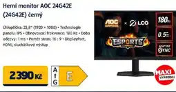 Datart Herní monitor AOC 24G42E (24G42E) černý nabídka